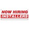 Signmission Now Hiring Installers Banner Apply Inside Accepting Application Single Sided B-30261 - alternate 1
